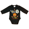Asti Halloween hosszú ujjú baba body fekete