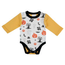 Asti Halloween mintás hosszú ujjú baba body kombidressz, body
