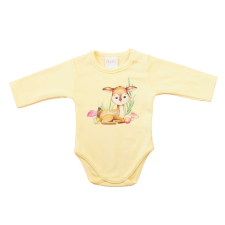 Asti Hosszú ujjú baba body - Állatos mintával kombidressz, body