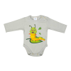 Asti Hosszú ujjú baba body Hernyó mintával