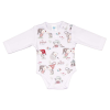 Asti Hosszú ujjú baba body karácsonyi manó mintával