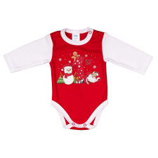 Asti Hosszú ujjú baba body karácsonyi mintával kombidressz, body