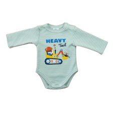 Asti Hosszú ujjú baba body - Munkagép mintával kombidressz, body