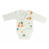 Asti Hosszú ujjú baba body Szafaris mintával