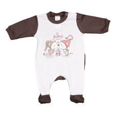 Asti Hosszú ujjú baba rugdalozó karácsonyi mintával rugdalózó