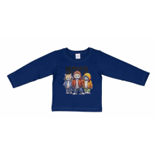 Asti Hosszú ujjú fiú póló vagány cicák mintával gyerek atléta, trikó