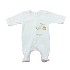 Asti Hosszú ujjú rugdalózó, gólyás mintával rugdalózó