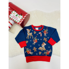 Asti Karácsonyi belül bolyhos pulóver gyerek pulóver, kardigán