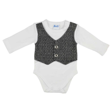 Asti Mellényes hosszú ujjú baba body kombidressz, body