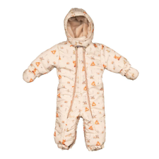 Asti Mintás vízlepergetős, kapucnis bélelt overál kesztyűvel babakabát, overál, bundazsák