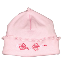 Asti Pillangó mintás, fülvédős, megkötős baba sapka babasapka, sál