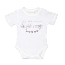 Asti Rövid ujjú Anyák napi baba body kombidressz, body