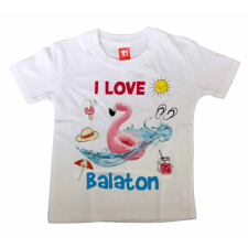 Asti Rövid ujjú Balatonos póló Flamingóval gyerek póló