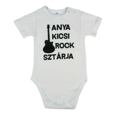 Asti Rövid ujjú feliratos baba body kombidressz, body
