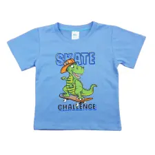 Asti Rövid ujjú fiú póló dinoszauruszos mintával gyerek póló