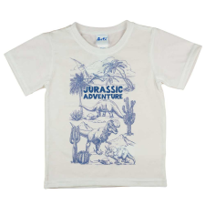 Asti Rövid ujjú fiú póló dinoszauruszos mintával gyerek póló