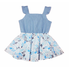 Asti Ujjatlan fodros vállú kislány ruha