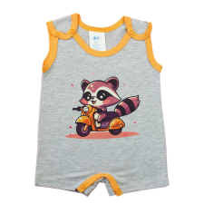 Asti Ujjatlan kisfiú napozó - mosómaci mintával kombidressz, body