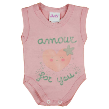 Asti Ujjatlan szívecskés baba body kombidressz, body