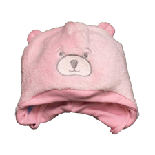 Asti Wellsoft bélelt megkötős sapka Maci hímzássel babasapka, sál