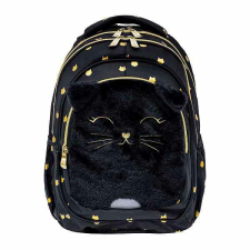 Astra cicás ergonomikus iskolatáska, hátizsák 39 cm - Fluffy Black iskolatáska