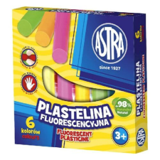 Astra Gyurma ASTRA fluoreszkáló 6 színű gyurma