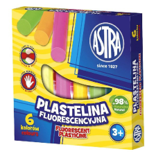 Astra Gyurma ASTRA fluoreszkáló 6 színű gyurma