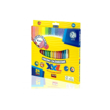  ASTRA hatszögletű színezőceruzák XXL tintával 24db + ceruzahegyező, 312120004 színes ceruza