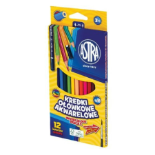 Astra Színes ceruza ASTRA akvarell 12 színű ajándék ecsettel színes ceruza
