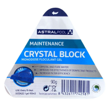 Astralpool Crystal Block (Pool Gel) gél állagú pelyhesítő szkimmerbe medence kiegészítő