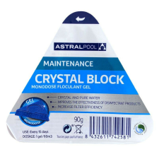 Astralpool Crystal Block (Pool Gel) gél állagú pelyhesítő szkimmerbe medence kiegészítő