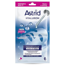Astrid Hyaluron Mix It textil maszk szérummal, 1 darab arcpakolás, arcmaszk