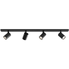 Astro Lighting Ascoli Four Bar fekete mennyezeti spotlámpa (AST-1286084) GU10 4 izzós IP20