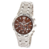  ASTRON 5721-4 férfi karóra, ezüst színű nemesacél tok, ezüst színű nemesacél csat, barna számlap, keményített ásványüveg, chronograph quartz szerkezet, 100 m (10 ATM) vízállóság