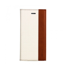 Astrum MC680 DIARY mágneszáras Samsung G935 Galaxy S7 EDGE könyvtok fehér-barna tok és táska