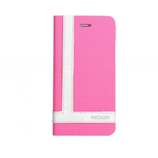 Astrum MC810 TEE PRO mágneszáras Samsung A310 Galaxy A3 2016 könyvtok pink-fehér tok és táska