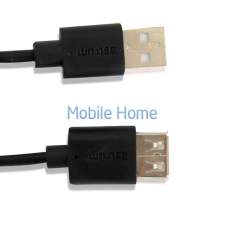 Astrum USB 2.0 hosszabbító kábel 1.8M fekete UE201 mobiltelefon kellék