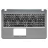Asus 90NB0B33-R31HU0 gyári új fekete magyar laptop billentyűzet + szürke felső fedél