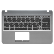 Asus 90NB0B33-R31HU0 gyári új fekete magyar laptop billentyűzet + szürke felső fedél laptop alkatrész