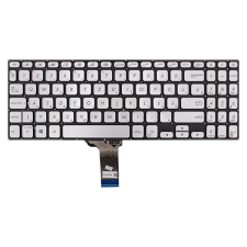 Asus 90NB0IA6-R32HU0 gyári új magyar ezüst háttérvilágításos laptop billentyűzet, keret nélkül laptop alkatrész