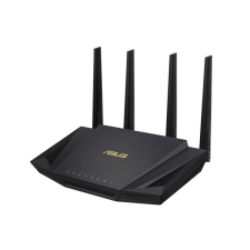 Asus AX3000 hordozható router (HOTSPOT, 1000 Mbps, 4 antenna, Dualband, 256MB, USB aljzat) FEKETE router