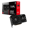 Asus Dual Radeon RX 9060 XT 16GB GDDR6 videokártya, PCIe 5.0, fekete - DUAL-RX9060XT-O16G