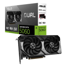 Asus DUAL-RTX5060-O8G Dual OC GeForce RTX 5060 8GB GDDR7 DLSS4 videókártya