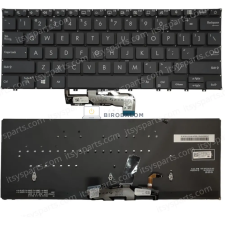 Asus ExpertBook B9, B9450FA gyári billentyűzet, fekete, háttérvilágítással (US kiosztás) laptop alkatrész