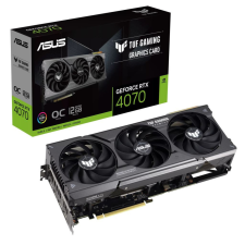 Asus GeForce RTX 4070 12GB TUF Gaming OC Edition videokártya (TUF-RTX4070-O12G-GAMING) videókártya