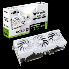 Asus GeForce RTX 4070 Ti Super BTF 16GB GDDR6X TUF Gaming White OC Edition Videókártya (90YV0KI0-M0NA00) videókártya
