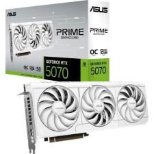 Asus GeForce RTX 5070 12GB GDDR7 Prime OC Videókártya - Fehér videókártya