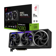 Asus GeForce RTX 5080 16GB GDDR7 RoG Astral OC Videókártya (90YV0LV0-M0NA00) videókártya
