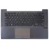 Asus Pro B Advanced B400, B400A, B400V, B400VC gyári billentyűzet palmresttel (US kiosztás, háttérvilágítással, szürke)
