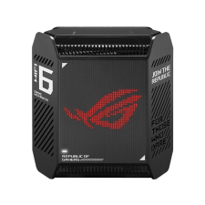 Asus ROG Rapture GT6 Gaming Mesh router, AX10000, Wi-Fi 6, 2,5G WAN, USB, 1 db, fekete (90IG07F0-MU9A10) router
